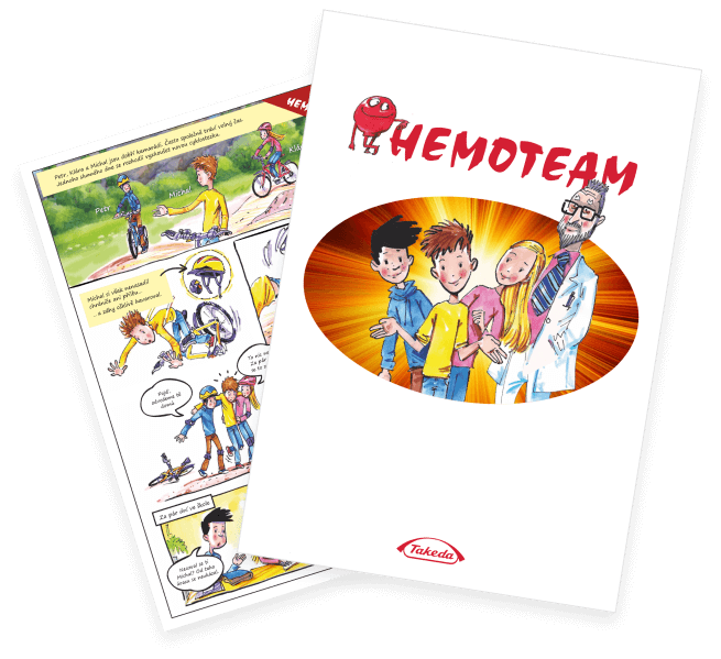 Komiks, jako edukace dětských hemofiliků