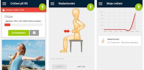 Trpíte roztroušenou sklerózou? Pořiďte si speciální aplikaci nejen na cvičení